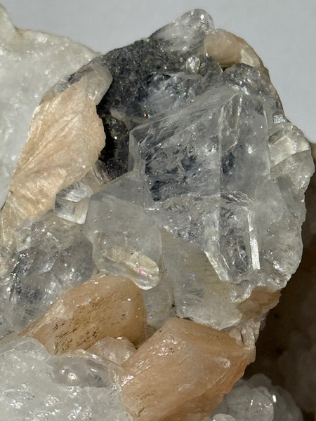 Cristal Pointu D'Apophyllite AAA+ - Gemme Brute étincelante - Inde - 241