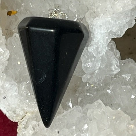 Pendule  obsidienne noire