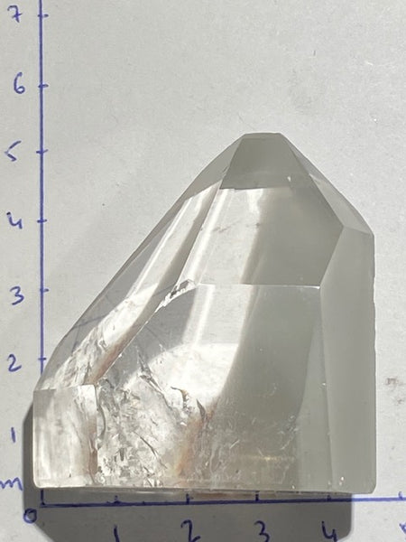 Cristal De Quartz Fantôme Naturel - 5,3 Lb (environ 2,4 Kg) - Avec Base - Pierre énergétique