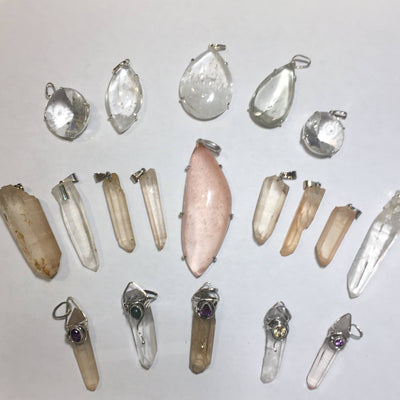 PENDENTIFS en Quartz lémurien