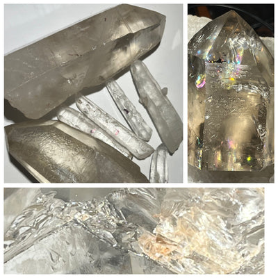 QUARTZ LÉMURIEN FRAPPÉS PAR LA FOUDRE