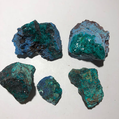 DIOPTASE sur SHATTUCKITE