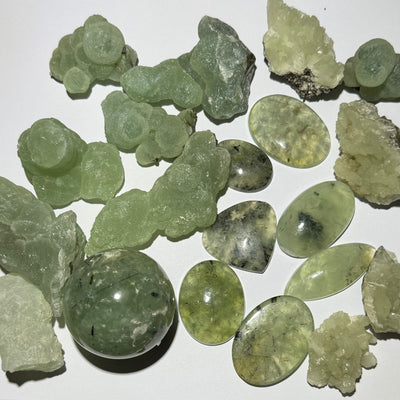 PREHNITE & PREHNITE AVEC ÉPIDOTE