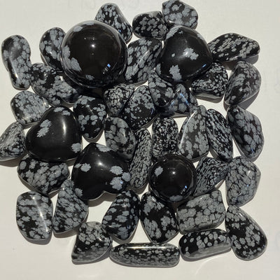 OBSIDIENNE FLOCONS DE NEIGE