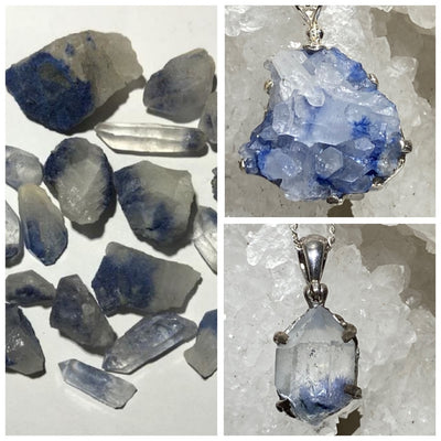 DUMORTIÉRITE sur QUARTZ (Très Rare)