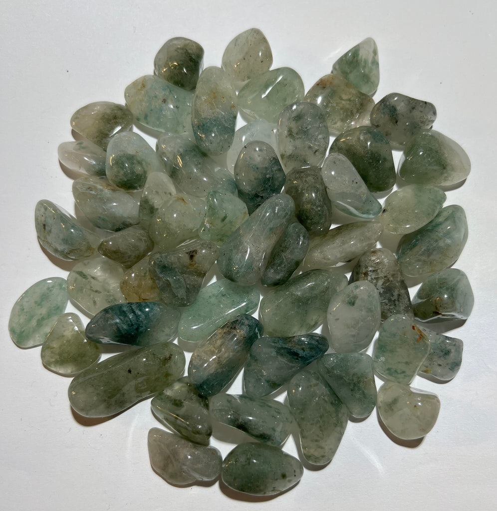 QUARTZ avec INCLUSIONS DE CHRYSOCOLLE(Fusion)