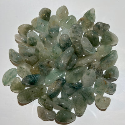 QUARTZ avec INCLUSIONS DE CHRYSOCOLLE(Fusion)