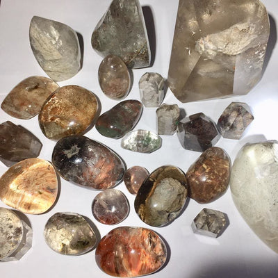 QUARTZ CHAMAN (Lodolite)