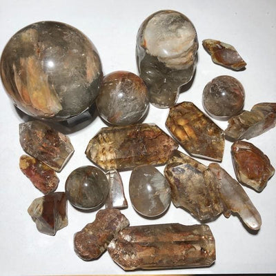 QUARTZ QUEUE DE COQ ( Amphibole)