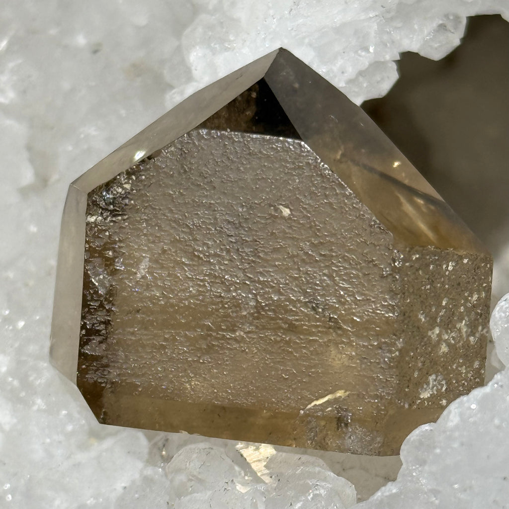 Pointe Quartz Lémurien  Citrine