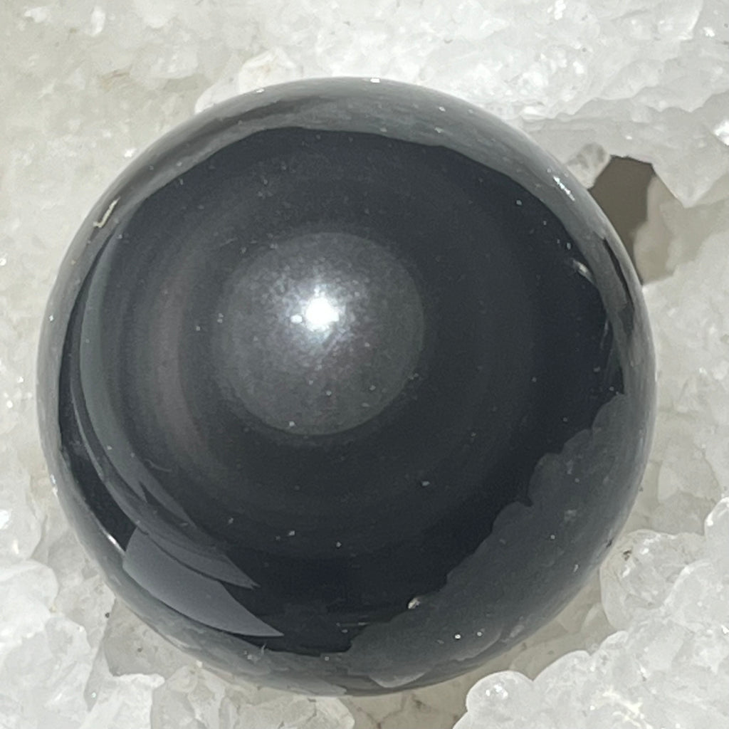 Sphère Obsidienne Arc en Ciel Œil Céleste