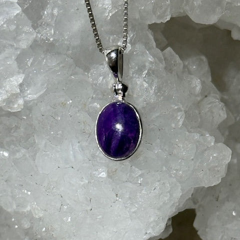 Pendentif  Sugilite (Monture Argent)