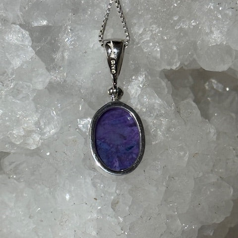 Pendentif  Sugilite (Monture Argent)