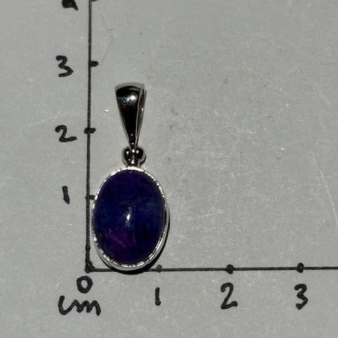 Pendentif  Sugilite (Monture Argent)