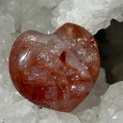 Quartz hématoïde rouge