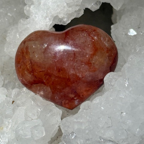 Quartz hématoïde rouge