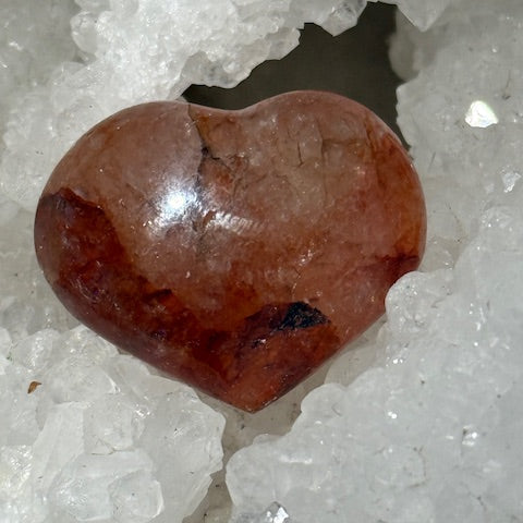 Quartz hématoïde rouge