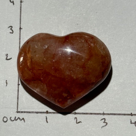 Quartz hématoïde rouge