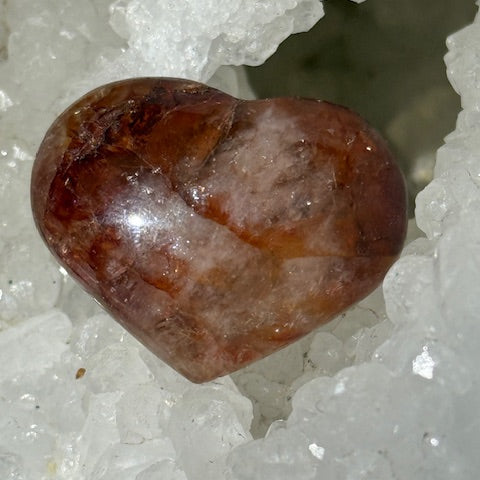 Quartz hématoïde rouge