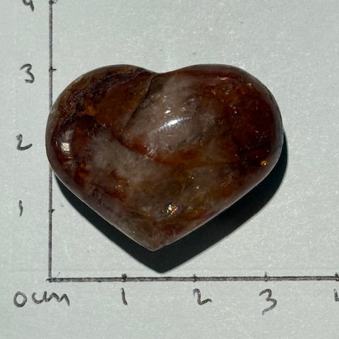 Quartz hématoïde rouge