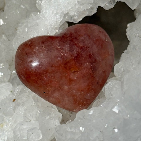 Quartz hématoïde rouge