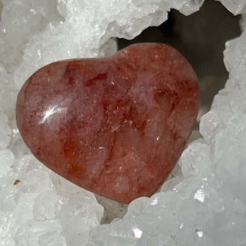 Quartz hématoïde rouge