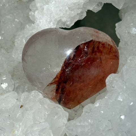 Quartz hématoïde rouge