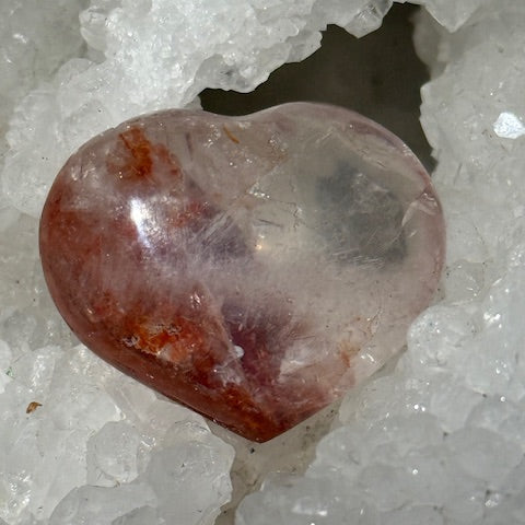 Quartz hématoïde rouge
