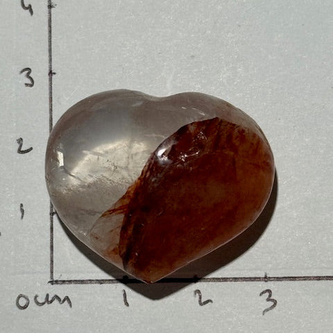 Quartz hématoïde rouge