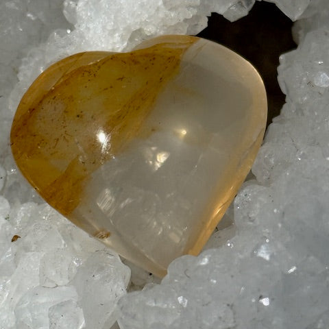 Cœur Quartz Hématoïde Guérisseur
