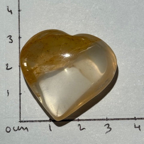 Cœur Quartz Hématoïde Guérisseur