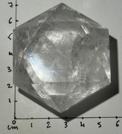 Sceau de Salomon en Quartz Lémurien