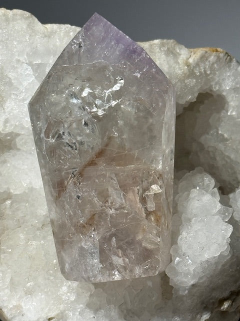 Pale Fluorescent Amethyst