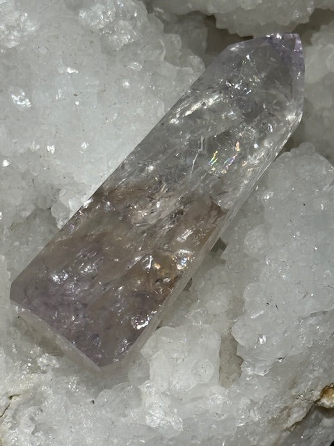 Pale Fluorescent Amethyst