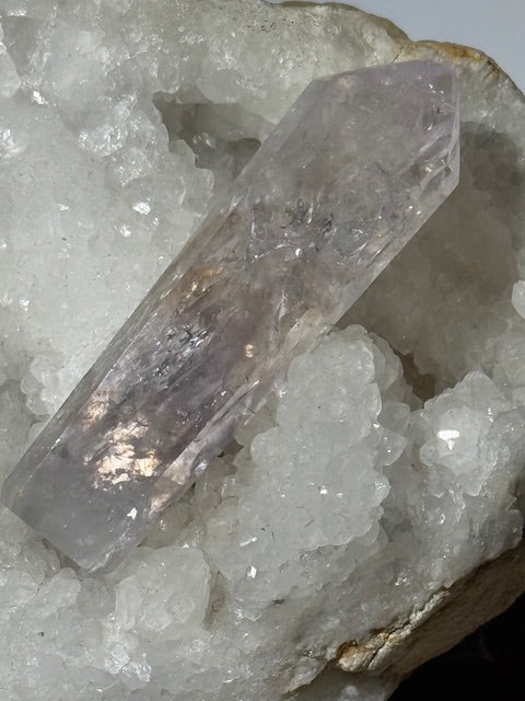 Pale Fluorescent Amethyst