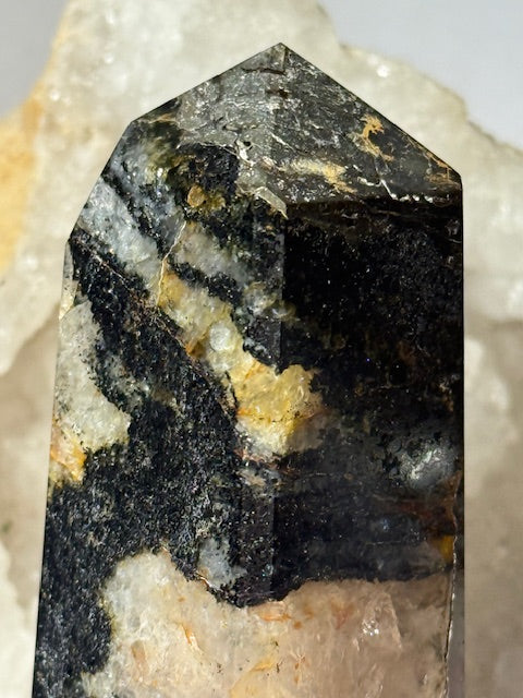 Golden Healing Hematoid Quartz with Pyrite