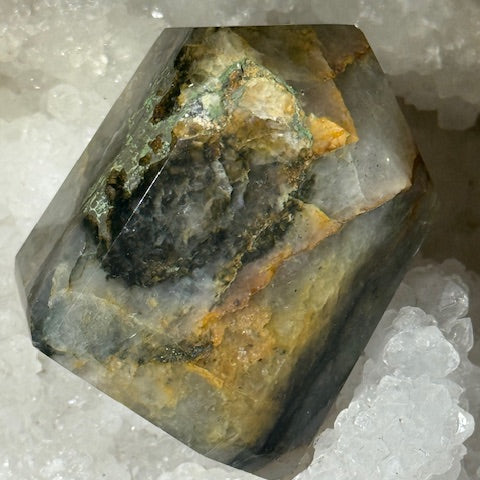 Quartz Hématoïde Guérisseur Doré avec Pyrite