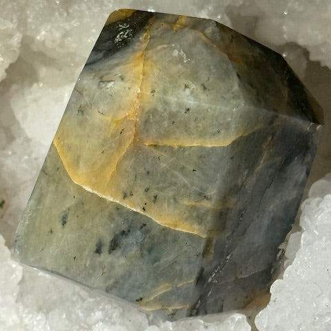 Quartz Hématoïde Guérisseur Doré avec Pyrite