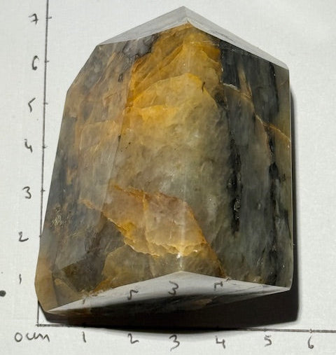 Quartz Hématoïde Guérisseur Doré avec Pyrite