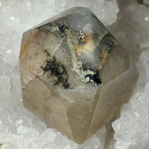 Quartz Hématoïde Guérisseur Doré avec Pyrite