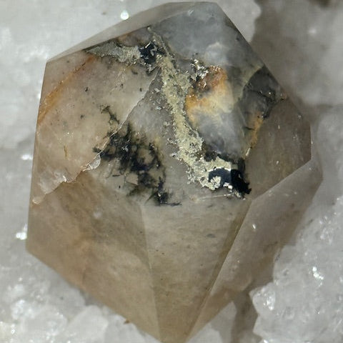 Quartz Hématoïde Guérisseur Doré avec Pyrite
