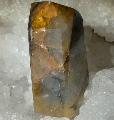 Quartz Hématoïde Guérisseur Doré avec Pyrite