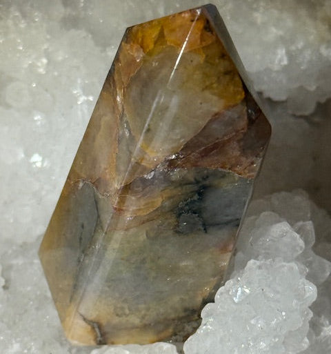 Quartz Hématoïde Guérisseur Doré avec Pyrite