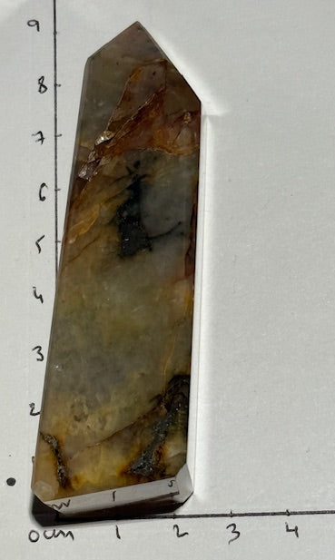 Quartz Hématoïde Guérisseur Doré avec Pyrite