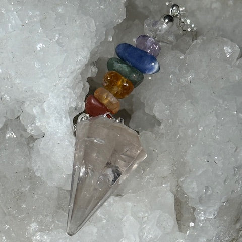 Pendule Améthyste Pâle Fluorescente