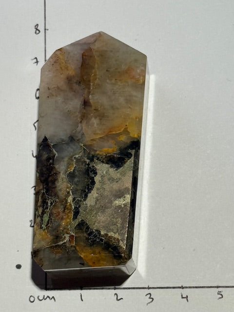 Golden Healing Hematoid Quartz with Pyrite
