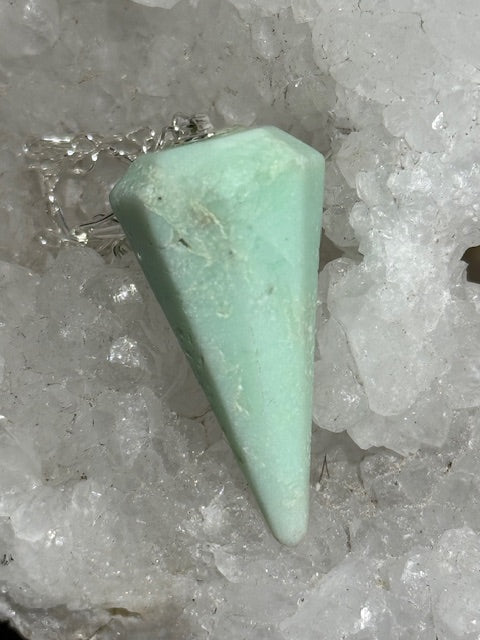 Pendule Chrysoprase