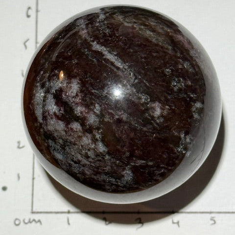 Sphère Dumortiérite Pourpre