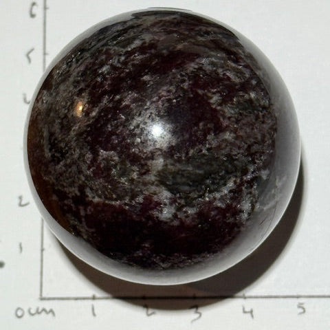 Sphère Dumortiérite Pourpre