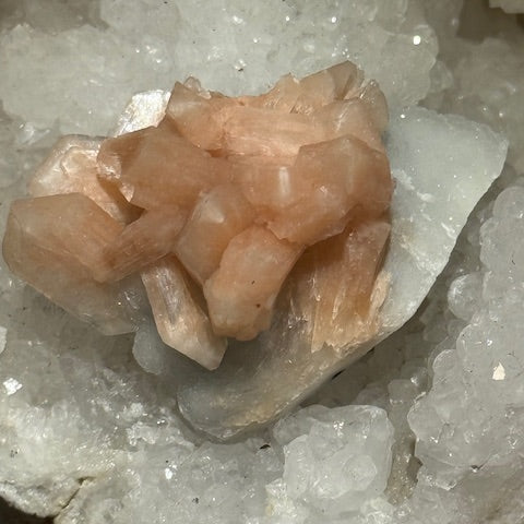 Apophyllite avec Stilbite